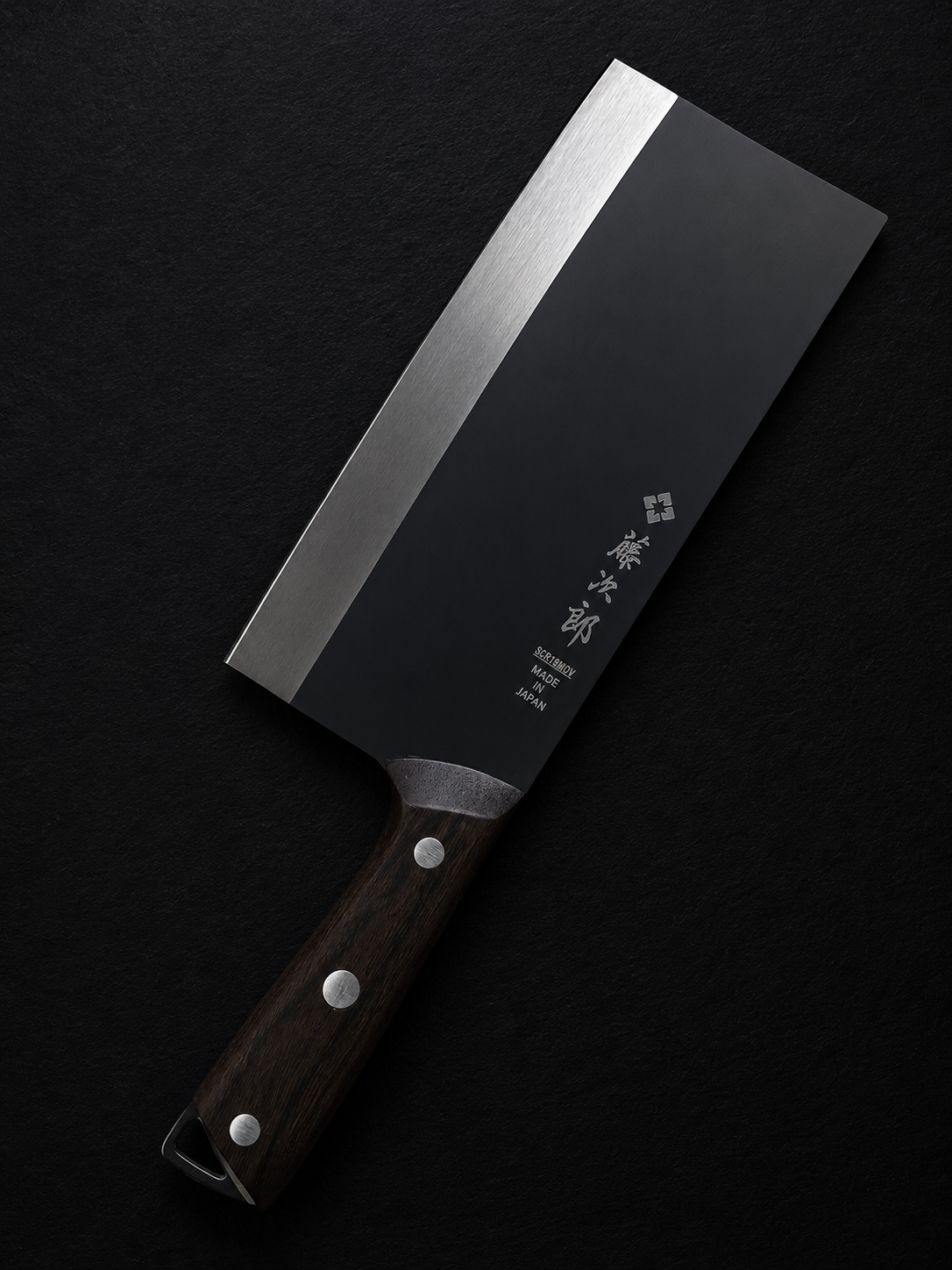 日本藤次郎砍切兩用中式廚刀